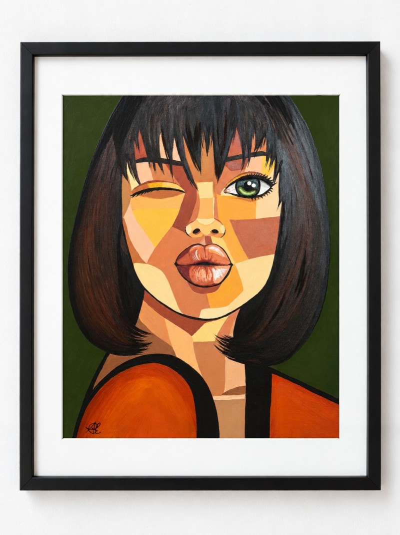 "Look at Me" - Original Painting & Prints